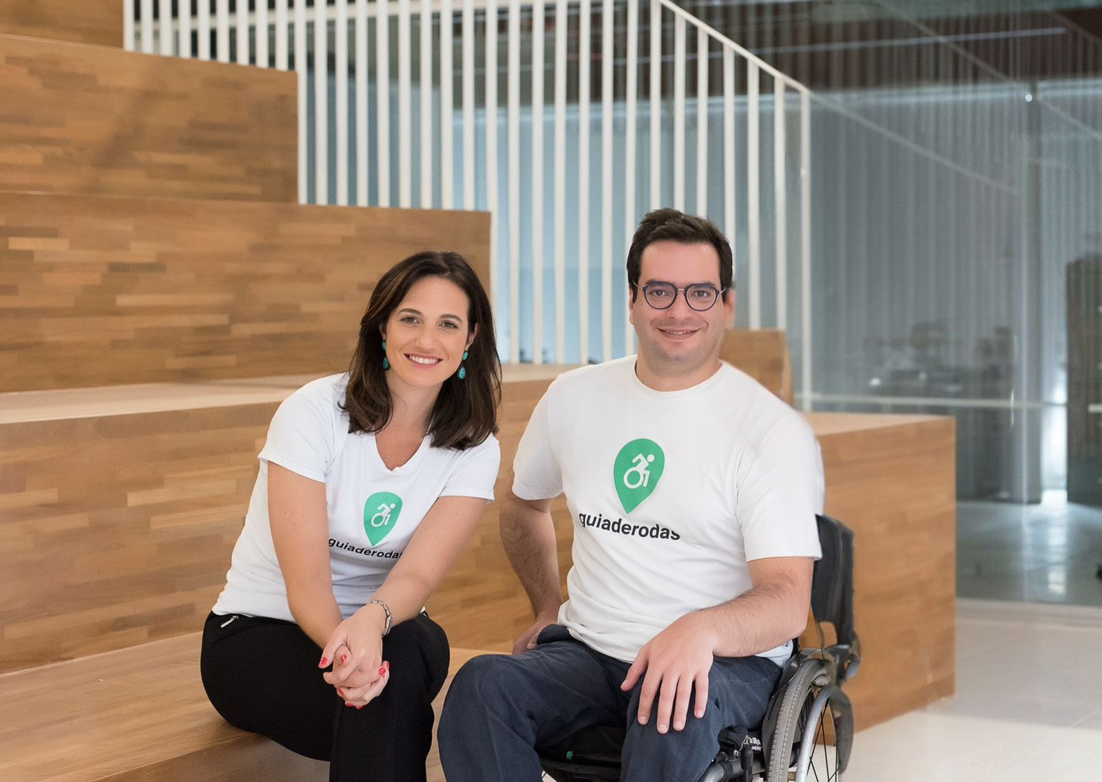 Bianca e Bruno Mahfuz, sócios do Guiaderodas