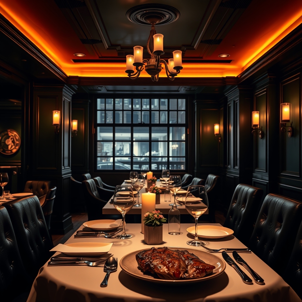 Ambiente premium da steak house